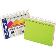 C-Line Spiral Bound Index Card Notebook with Index Tabs - Assorted ...