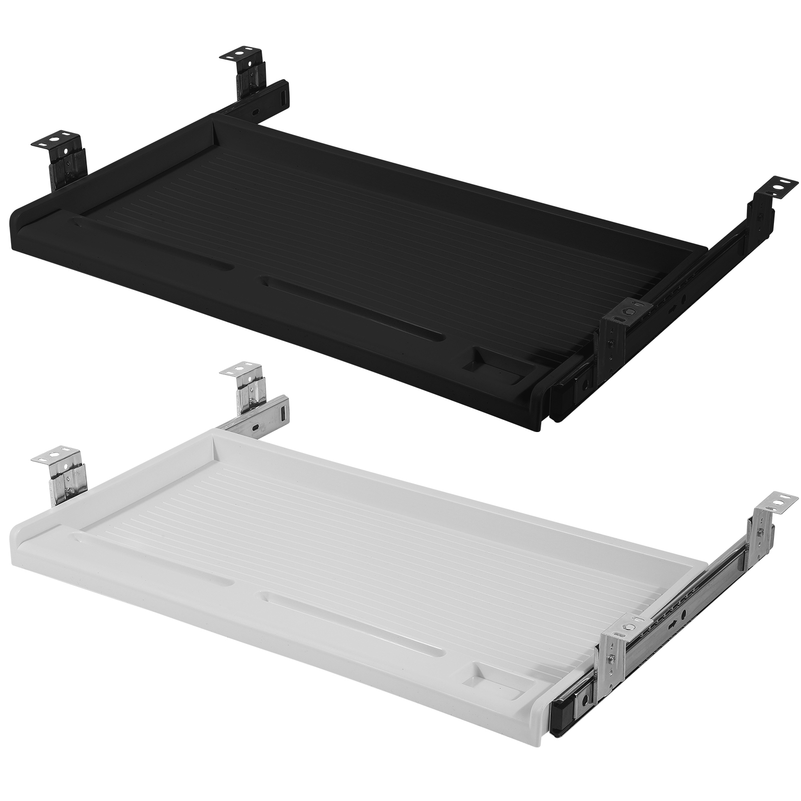 Woowdepot Office Ergonomic Keyboard Tray EasyGlide/Slide Sturdy Under