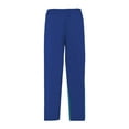thumbnail image 4 of Yufatyle Blue Side Stripe Sweatpants for Men Drawstring Baggy Jogger Pants Casual Athletic Workout Pants with Pockets M, 4 of 9