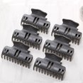 thumbnail image 1 of OUNONA 1Set Heat Resistant Grey Hair Clips Plastic Hair Claw with Impact Resistance for Salon Use, 1 of 8