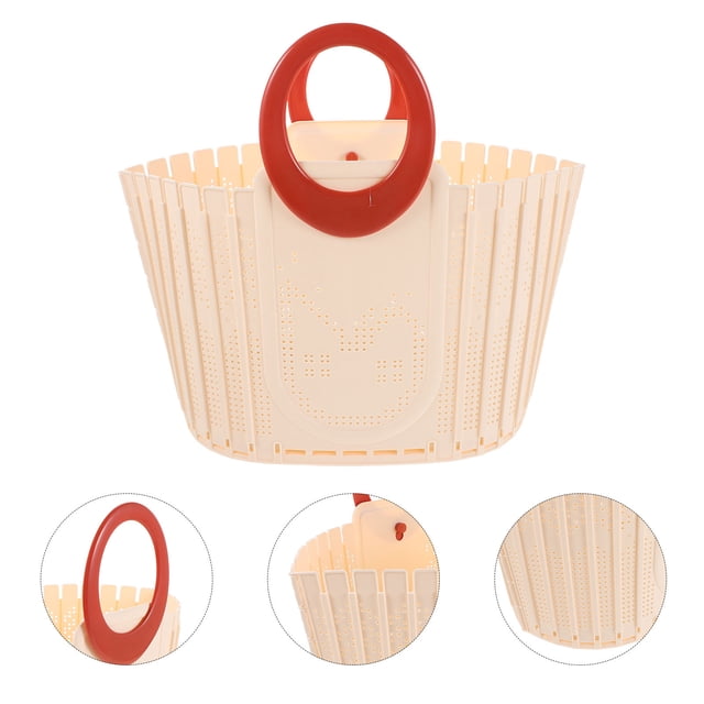 MERRYHAPY Cesta Multiusos Plegable Para Con Eficiente De Drenaje Y Asa Resistente