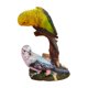 thumbnail image 2 of Escultura de guacamayos, figura de pájaro, Animal, colección resistente al desgaste, estatua de loros, adorno para estantería, porche, jardín,, 2 of 8