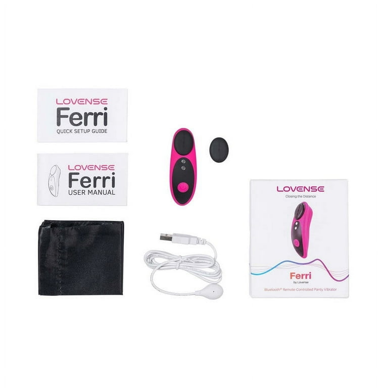 Lovense Ferri Bluetooth Panty Vibrator, Wearable & Wireless