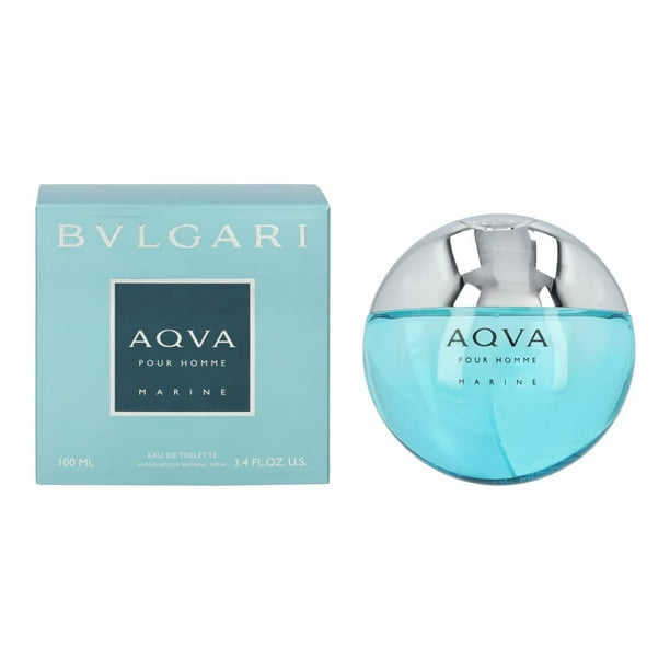 Bvlgari Aqua Marine Pour Homme- Eau De Toilette Spray 3.4 Fluid