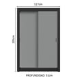 thumbnail image 3 of Ropero Closet Madesa Milano 2 Puertas NG, 3 of 5