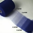 thumbnail image 2 of Craft And Party- Navy Blue 6" x 200 yards Tulle Roll Fabric Spool - Tutu Wedding Gift Craft Bow Decoration, 2 of 5