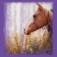 thumbnail image 2 of Junior's Lost Gods Horse in Pasture  Graphic Tee Purple X Large, 2 of 3
