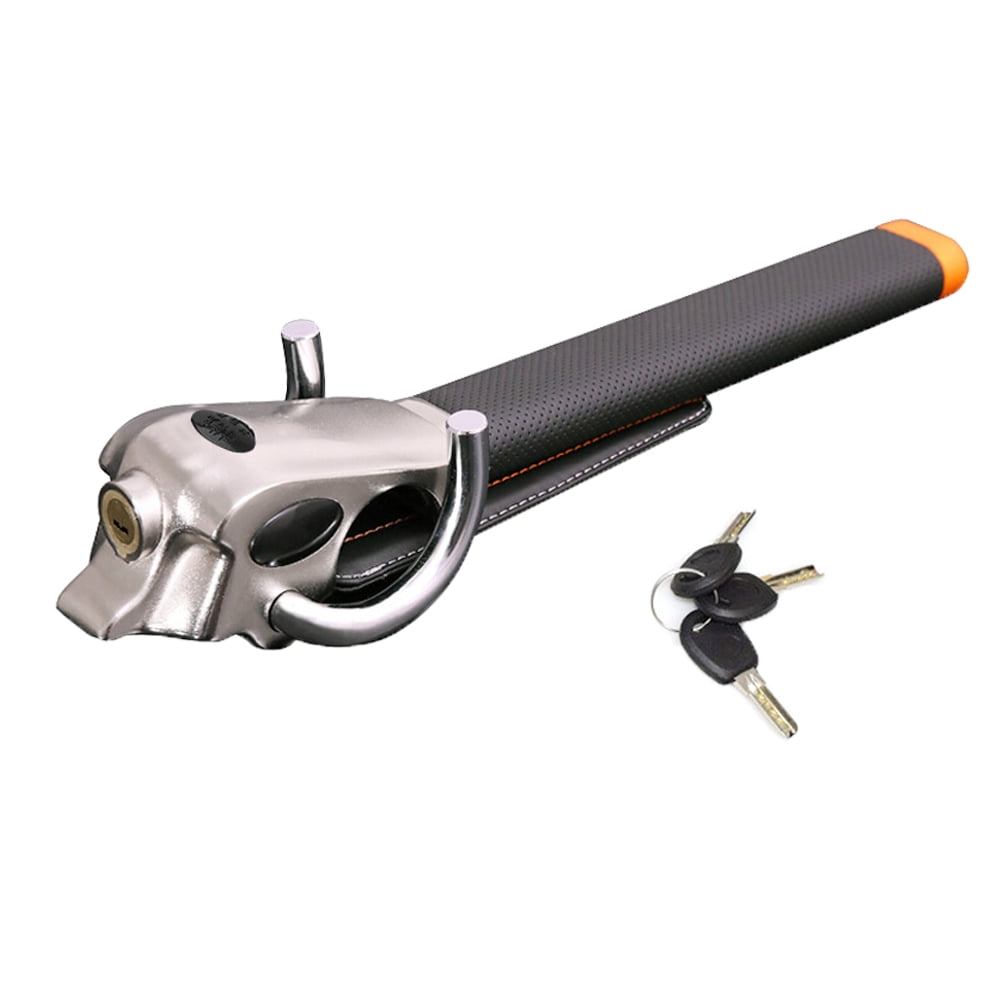 Black-Anti-Theft Car Steering Wheel Lock, Foldable T-Shape Protection for Automobile, Automobile Security Accessories