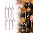 thumbnail image 6 of S SERENABLE 6 Pieces Cane Christmas Tree Decor Christmas Tree Hanging Ornaments Xmas Pendant for Indoor Outdoor DIY Craft, 6 of 8