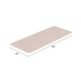 thumbnail image 5 of Somerset Home Microfiber Memory Foam Bathmat, Oversized Padded Nonslip Accent Rug, Ivory, 5 of 6