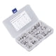 thumbnail image 4 of Tuercas de seguridad con inserción de nailon 80 piezas resistentes a la corrosión 8 especificaciones kit surtido de tuercas de seguridad de alta dureza con caja de ANGGREK Otros, 4 of 8