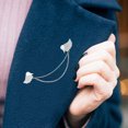 thumbnail image 4 of Design Ailes d'Ange Broche Simple Col en Alliage Épingle Chemise Broches Vêtements Femmes Hommes Accessoires (Argent), 4 of 8