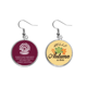 thumbnail image 1 of Limpiar las decisiones afectan a sí mismos Pendiente del lóbulo de la joyería del pendiente de la hoja del otoño Unbranded M, 1 of 3