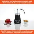 thumbnail image 3 of 6 Cup Electric Espresso Maker for Cuban Coffee, Moka and Espresso Drinks - Black, 3 of 8
