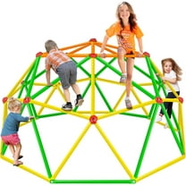10FT Climber for Kid Climbing Dome Upgraded Jungle Gym Monkey Bar Backyard, Climbing Dome Geometric Play Outdoor Equipment Toddler Outside Toy