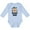 AE-Light Blue, variant on Inktastic Monkey I Love Hanging out with My Nana Boys or Girls Long Sleeve Baby Bodysuit