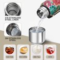 thumbnail image 3 of 20 Oz Pioneer Flower Coffee Tumbler Double Wall Insulated Stainless Steel Water Bottle | Metal Reusable Thermoses Flask with Cup Cap | Leak & Sweat Proof with Anti-Dust Lid, 3 of 7