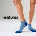 thumbnail image 7 of Feetures Plantar Fasciitis Relief Sock Light Cushion No Show Tab - Targeted Compression Sock for Women & Men - Sapphire , XLarge (1 Pair), 7 of 7