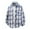 Blue, variant on AnuYalue Flannel Shirts for Men Lightweight Button Down Plaid T-Shirt Casual Lapel Workout Shirt Fashion Loose Fit Tops