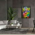 thumbnail image 6 of Epic Graffiti 'Little Round One' by Dean Russo, Canvas Wall Art, 40"x54", 6 of 8