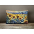 thumbnail image 2 of Carolines Treasures DAC1614PW1216 16 x 12 in. Unisex Sunflowers in Watercolor Fabric Decorative Pillow, 2 of 4