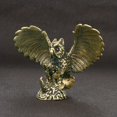 thumbnail image 3 of JUNWELL Rustic Brass Antique Copper Owl Ornament - Charming Office Desk Tea Companion & Decor Craft  Perfect for Retro Decor Lovers‘ Desks  Living Areas  & Bedchambers, 3 of 6