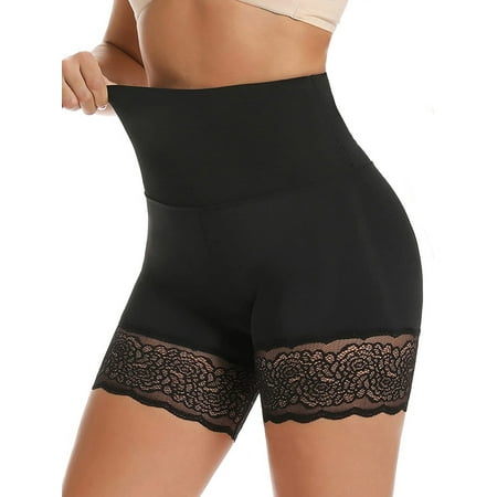 Wowen Seamless Shapewear Tummy Control Panty High Waist Lace Thigh Slimmer Body Shaper Underwear Slimming Briefs