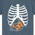 thumbnail image 3 of Instant Message - Pizza Nuggets Skeleton - Toddler & Youth Short Sleeve Graphic T-Shirt, 3 of 6