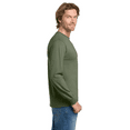 thumbnail image 5 of Gildan Long Sleeve T-Shirt for Men, Heavy Cotton Crew Neck Durable Tee, Military Green, 12 Pack, S, 5 of 7