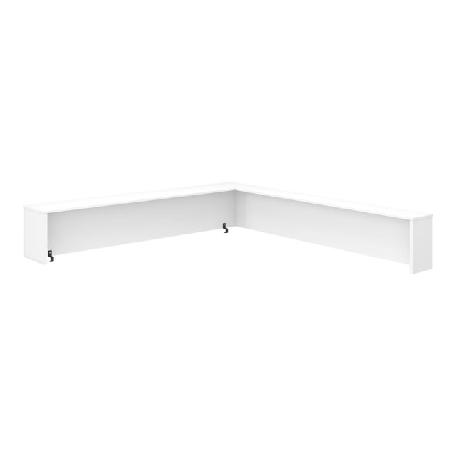 Studio C 72W Reception Desk Shelf in White - Engineered Wood