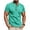 Mint Green, variant on Bixock Shirts for Men,Men's Casual Shirts Short Sleeve Lapel Solid Color Half Button Down Chest Pocket Fashion Daily Leisure Wear Shirts