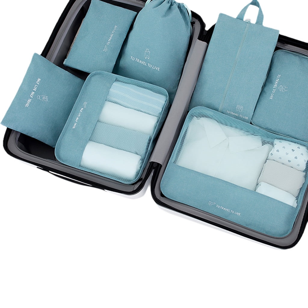 luggage packing organizer set