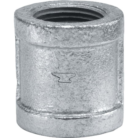 Anvil 8700133450 Malleable Iron Pipe Fitting Coupling 1/4 NPT Female Galvanized Finish