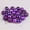 Purple, variant on Deago Gold Plastic Small Shatterproof Ball Ornaments, with Hanging Hooks 24 Count (1.18")
