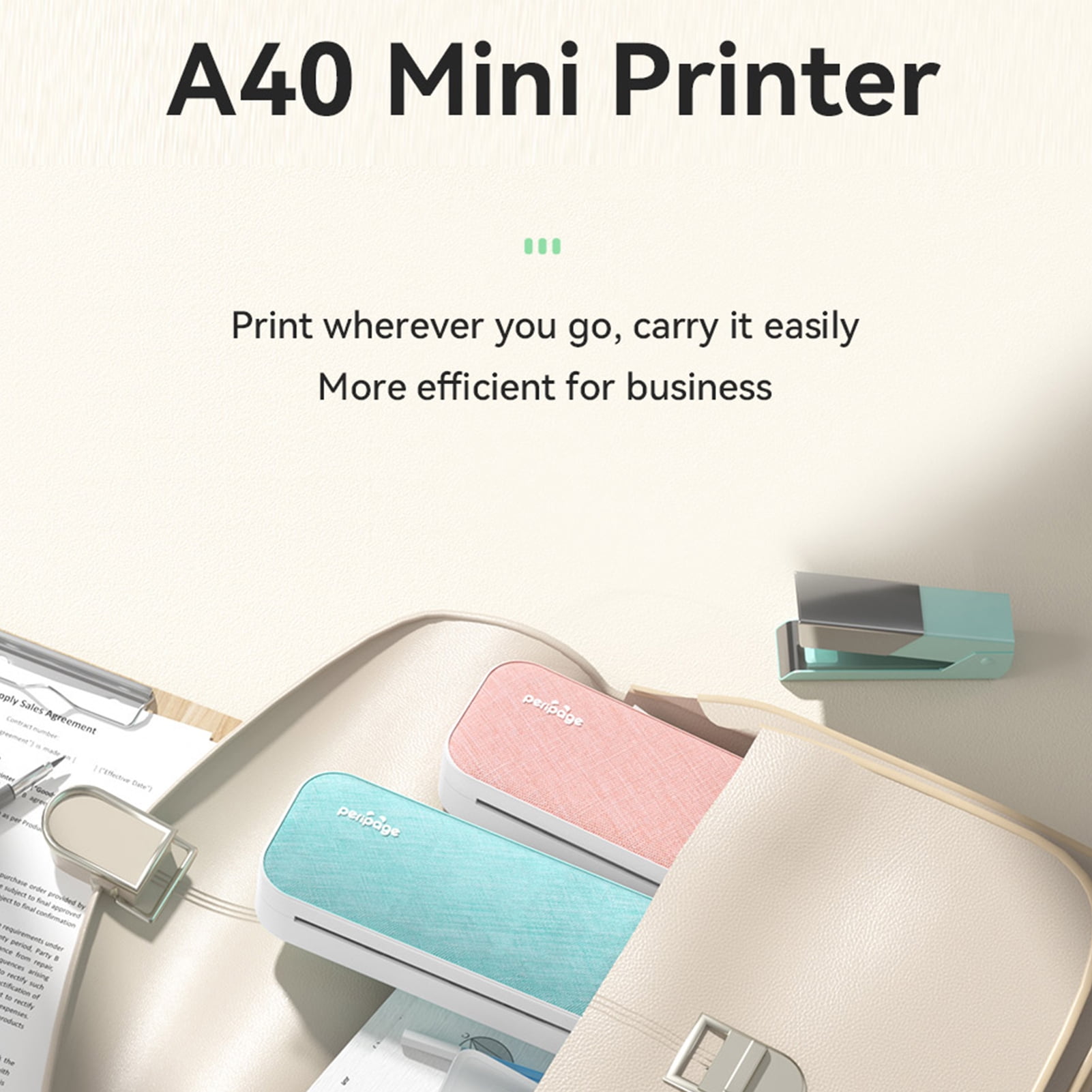 Mini Wireless Thermal Tattoo Printer A4 Thermal Printer Bluetooth USB  Mobile Travel Printer IOS Android PDF Document Printing