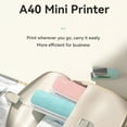 thumbnail image 4 of Label printer,Support 2''/3''/4'' Paper Thermal Wirless Printer Thermal Paper Support Roll Thermal Paper 1 Roll Thermal With 1 Roll Paper Printer Thermal Bt With 1 Printer Usb Bt Printin, 4 of 7