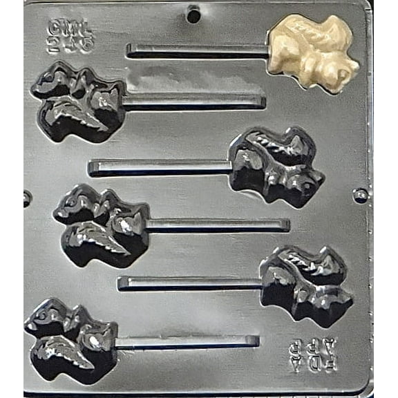 245 Squirrel Lollipop Chocolate Candy Mold