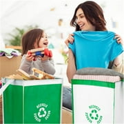 Apooke Kitchen Separate Recycling Waste Bin Bags Recycle Garbage Trash Sorting Bins Organizer Waterproof Baskets Home Storage