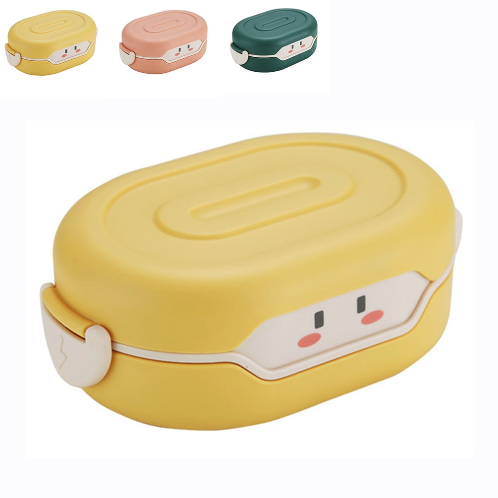 Genteen Bento Box for Kids, Kids Lunch Box with 3 Removable Compartments,  Toddler Lunch Box for Daycare, School, Ideal Portion Size for Ages 3 to 7