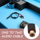thumbnail image 3 of unbranded Splitter De Audio Rca Macho A Para Conexión Múltiple Con Compacto Negro, 3 of 8