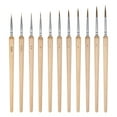 thumbnail image 1 of 11uds Pinceles de Pintura de Detalle Unique Bargains Nylon, 1 of 8