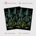 thumbnail image 2 of Fantastic Fritillaria Ernst Haeckel Style Artwork Blue Green Plant Blooming Flowers Art Print Framed Poster Wall Decor 12x16 inch, 2 of 5