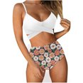 thumbnail image 4 of Lenago Womens Swimsuits Fashion Bikini Set Two Piece Swimsuit Printing Suspenders Swimwear Beachwear, 4 of 5
