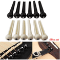 thumbnail image 2 of 6 Pack Acoustic Guitar Bridge Pins Plastic String End Peg Fastener Holder USA, 2 of 9