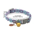 thumbnail image 2 of Floral Bell Pet Collar, Elegant Soft Polyester Neck Strap with Decorative Flower for Cats and Dogs, A, 2 of 5