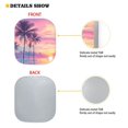 thumbnail image 3 of Bulopur Palm Tree Purple Windshield Sun Shade Blocks Heat and Sun Sun Windshield Shade for Car with Shortage Bag Vehicle Sun Visor Protector 2 Pcs Car Window Shades for Most Cars, 3 of 6