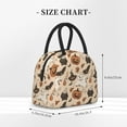 thumbnail image 5 of XMXT Reusable Lunch Bag Women, Pumpkin Ghost Faces Fun Print Large Lunchbox Insulated Lunch Box for Work School, Multicolor, 5 of 9