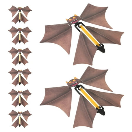 FUEENIRVA 8Pcs  Flying Bat Wind-Up Toys for Parties and Outdoor Activities
