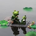 thumbnail image 2 of Mini Pond Decoration Figures Floating Pond Decoration For Outdoors Pond Decoration Garden Garden Figures Statue Garden Decoration Ornament For Garden Pond Balcony Bed Mattress Full Gods Yogurt, 2 of 4