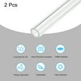 thumbnail image 3 of Acrylic Pipe Clear Rigid Round Tube 9mm ID 12mm OD 10" for Lamps and Lanterns, Water Cooling System 2pcs, 3 of 6